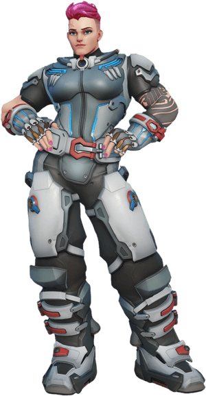 This is the Avatar Image for the Aleksandra Zaryanova "Zarya" (Overwatch) - Fernanda Mammana AI Voice and Text to Speech Generator